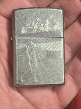 Zippo Golfer Lighter, new never used .
